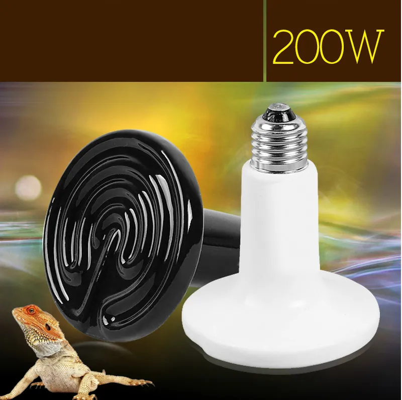 200W Reptiles livestock poultry ceramic heating warm lamp pig dog