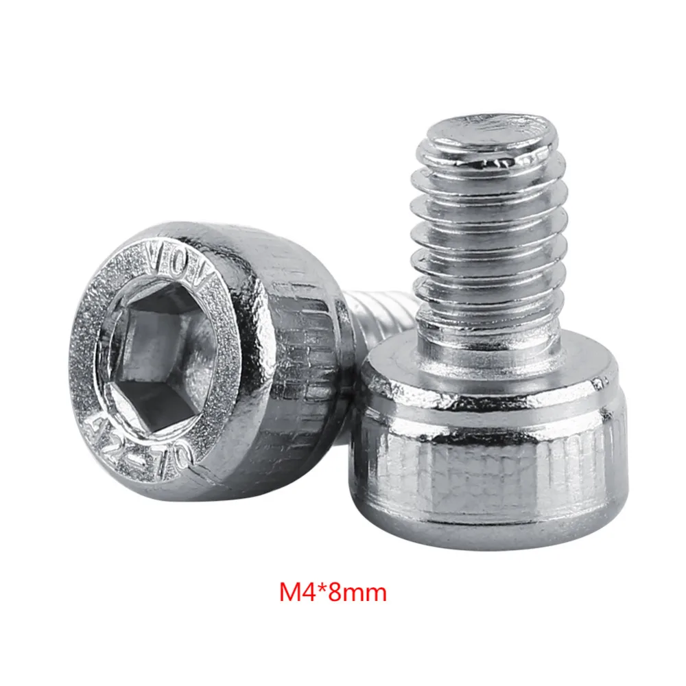 Wholesale 50pcs/Lot M4 Stainless Steel SS304 Hex Socket Cap Head Screws