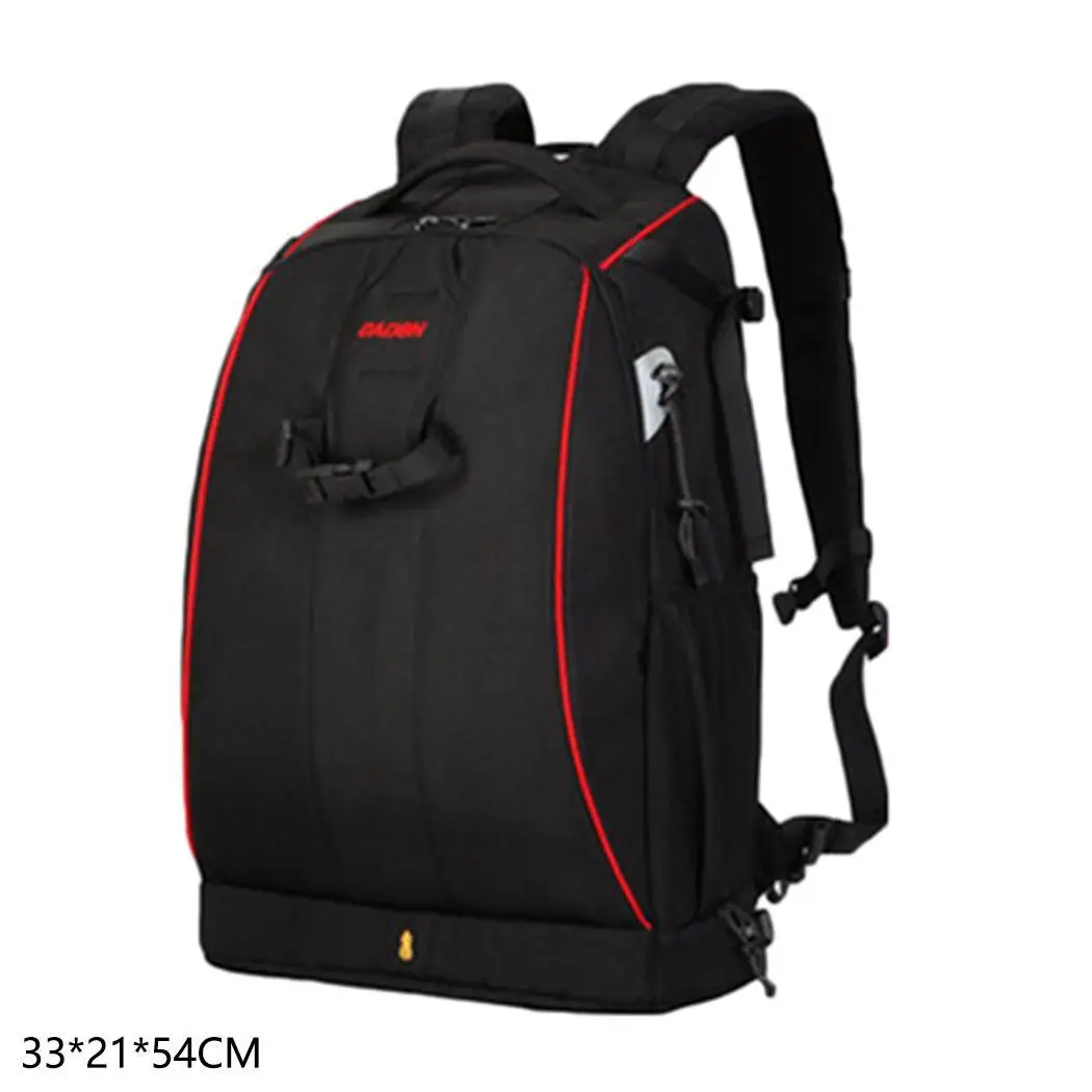

Waterproof DSLR Camera Backpack Shoulder Storage Black Bag with Zipper Rain Cover