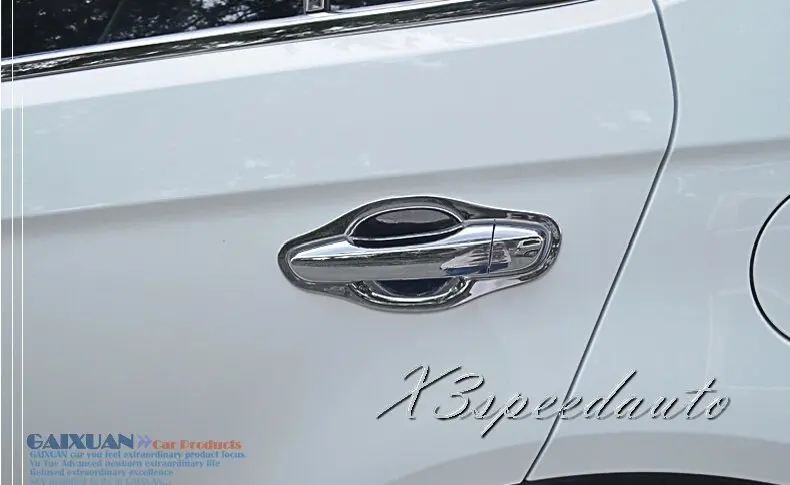 

Крышка дверной ручки для Hyundai IX25 Creta 2014-17, чаша, отделка, хромированный Стайлинг автомобиля