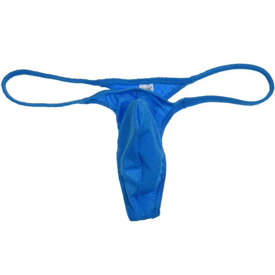 Fashion Mens Shiny Micro Thongs Underwear Sexy Guy Swimwear Bikini