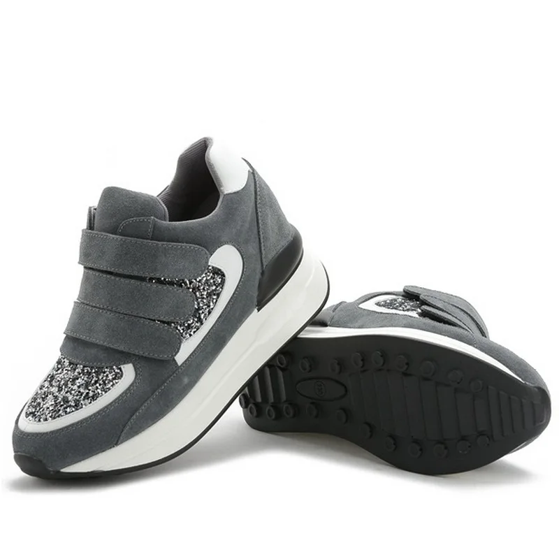 gris Casual Altura Inferior Otoño Mujeres Aire Grueso Invierno Fitness Aumento B2382 E rojo Libre 39 Columpio Negro Al Zapatos Lentejuelas 34 qgwwSfH