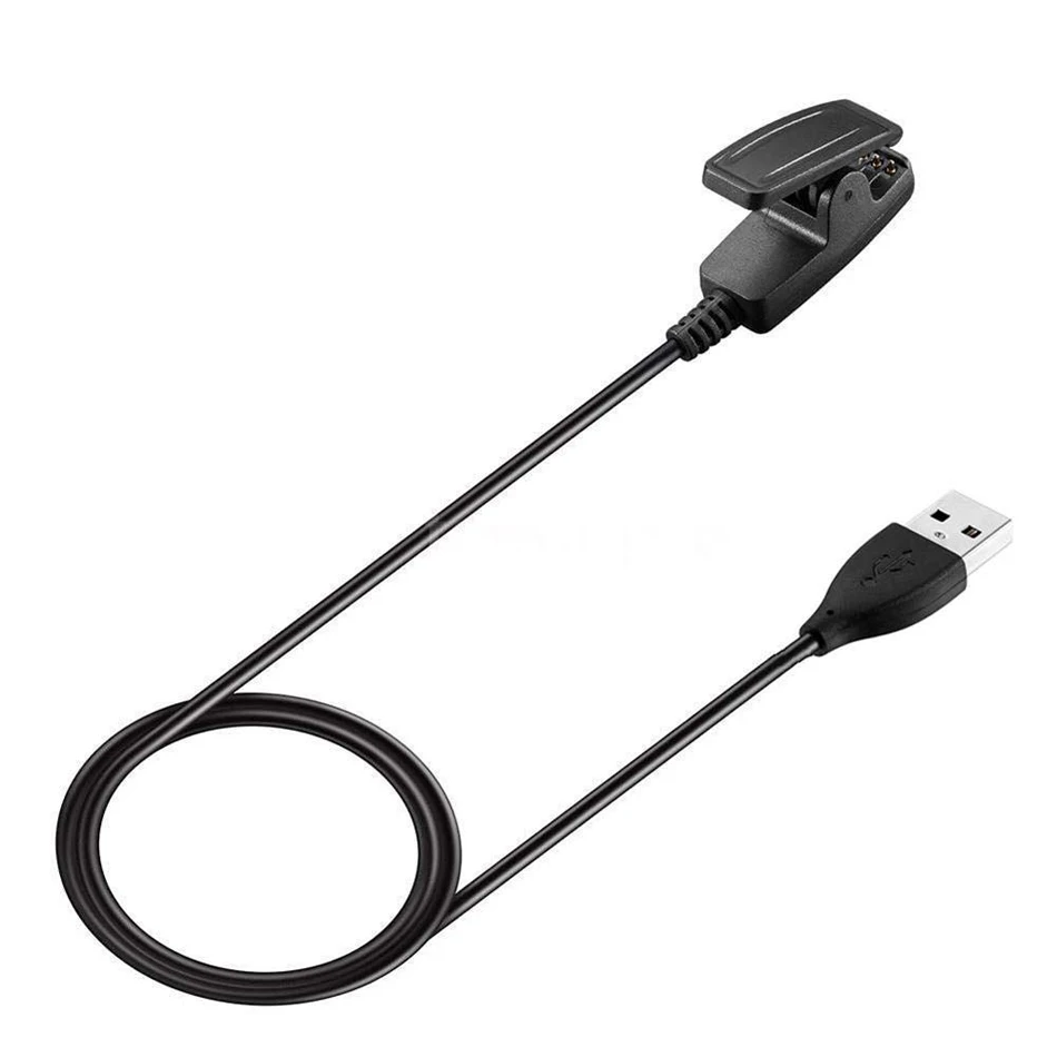 JKING 1 м зарядный кабель для Garmin Forerunner 735XT 235 230 630 подход S20 зажим синхронизации данных USB зарядное устройство Колыбель Замена