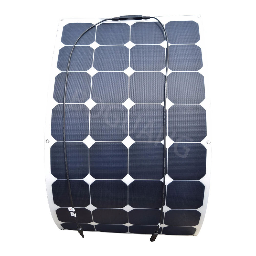 BOGUANG 18V 100W 100watt flexible ETFE efficient solar panel boat sun