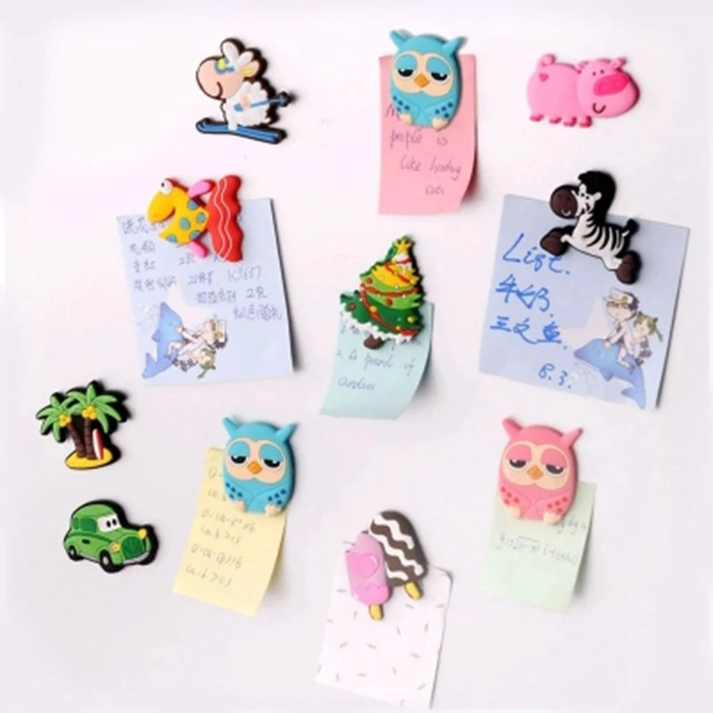 

ZOCDOU Cattoon Scenery Car Ice Cream Zebra Cake Fridge Refrigerator Magnet Paster Ice Box Sticker Icebox Child Education Toy