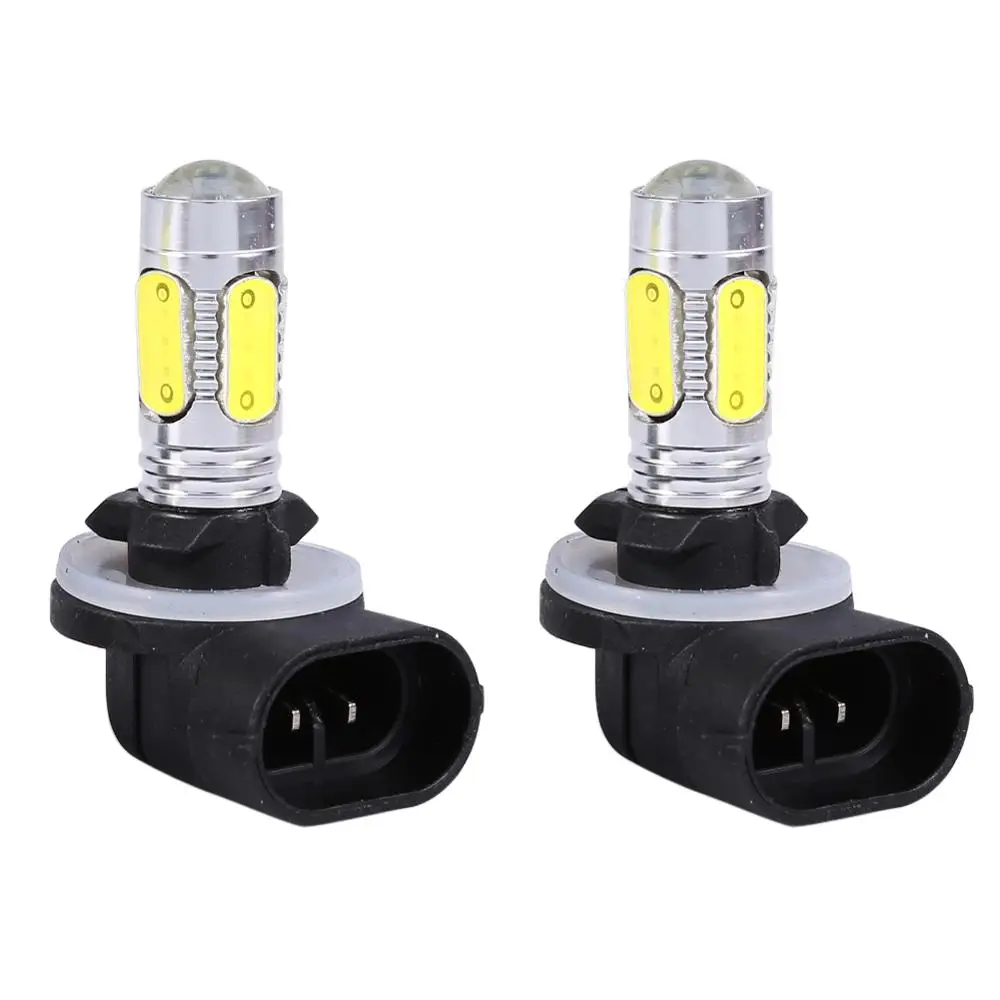 2 шт. Автомобильные светодиодные лампы 7 5 Вт 6500 к H27W/2 881|Передние LED-фары для авто| |