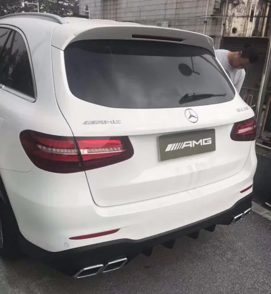 Для Benz GLC X253 внедорожник спойлер GLC63 стиль спойлер на задний багажник, крыло для benz W253 glc 200 glc260 glc300 грунтовка и краска спойлер