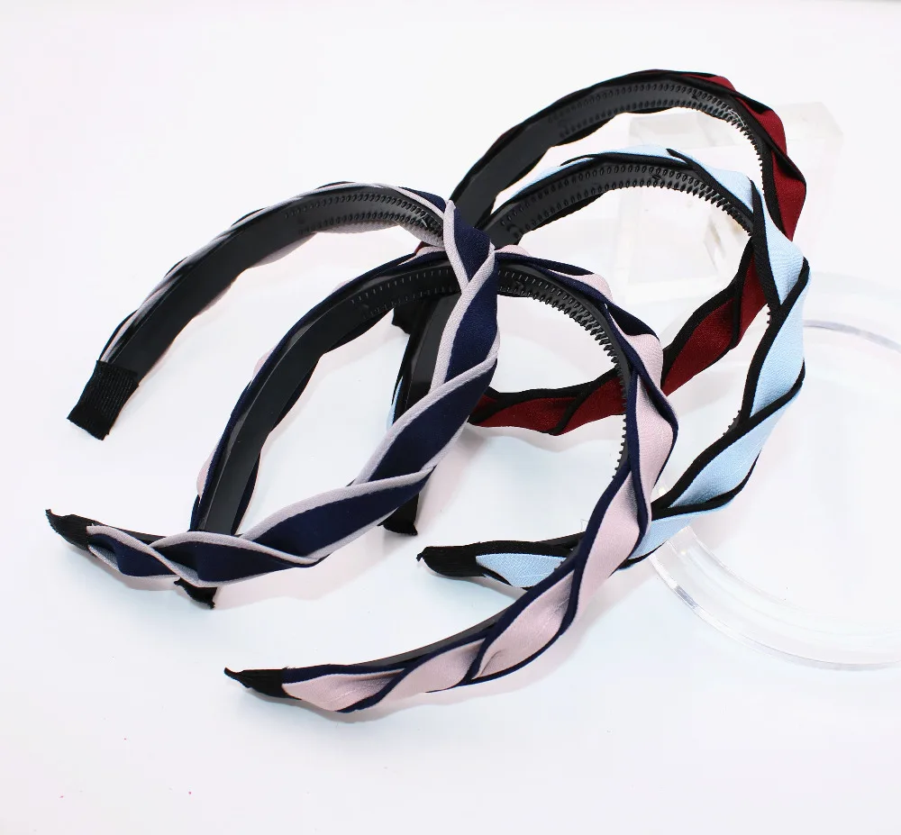 Simple Design Stripe 4 Colors Headbands Fashion Style Hairbands Ladies&girls Simple Style Kid Hair Hoops Hair Accessories Relieving Heat And Thirst. Apparel Accessories Girl's Hair Accessories
