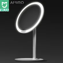Xiaomi AMIRO, косметическое зеркало, зеркало для макияжа, лампа, беспроводное светодиодное косметическое зеркало с регулируемой яркостью, 60 градусов, 2000 мА/ч, батарея Smart