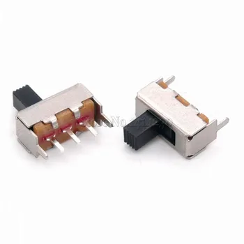 

10PCS NEW SS-12F44G5 Micro slide switch SS12F44G5 toggle switch with bracket 3 foot 2 file handle high 5MM
