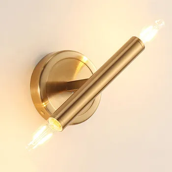 

BEIAIDI Nordic Art Decor Led Wall Light Luxury Golden Loft Restaurant Cafe Porch Wall Lamp Aisle Corridor Bedroom Bedside Sconce