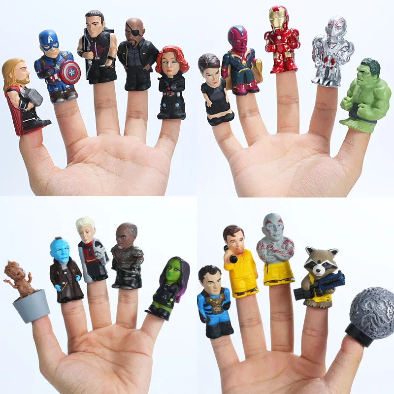 

10pcs/lot Marvels Avengers Thor Hulk Captain America Iron Man Black Widow PVC Action Figure Collectible Model Kids Toys
