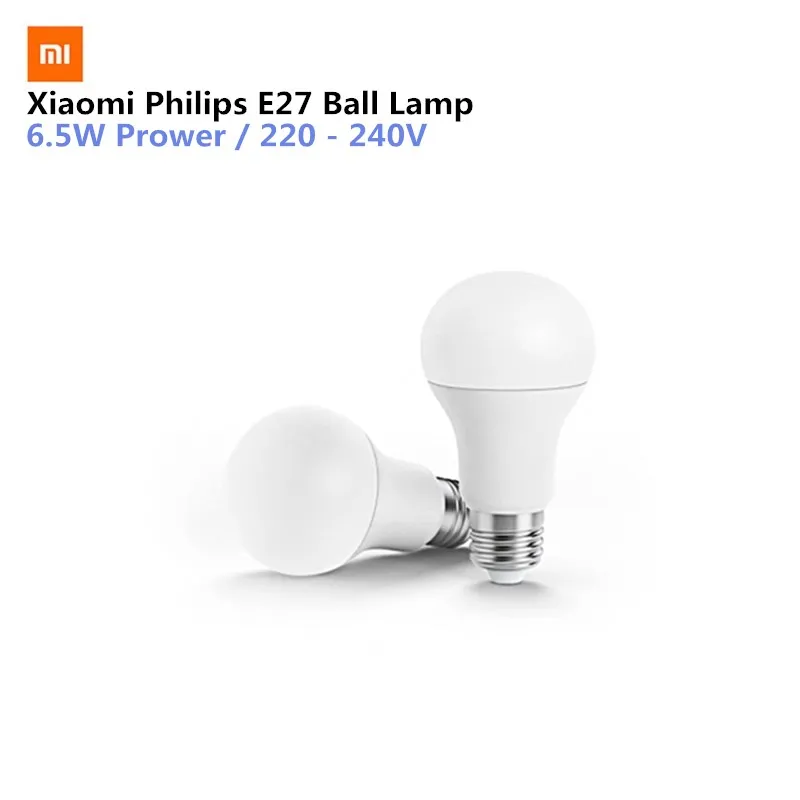 

Xiaomi Mijia Smart White LED E27 Bulb Mi Light APP WiFi Remote Group Control 3000k-5700k 6.5W 450lm 220-240V 50/60Hz