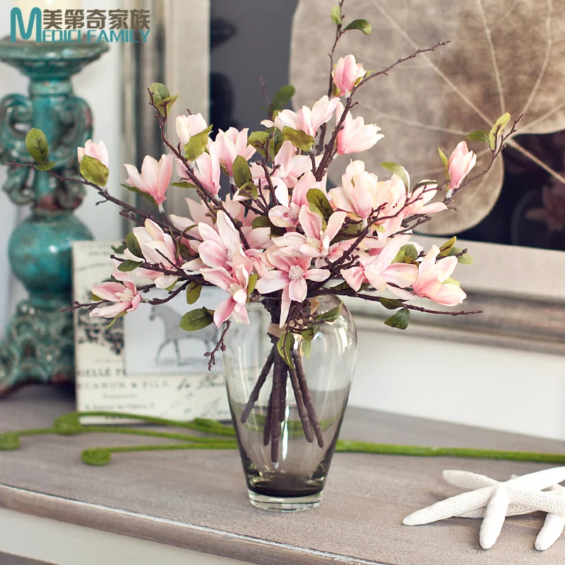 Fine spruce Magnolia flower artificial simulationliving room decoration