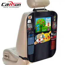 Cae Органайзер на заднем сиденье, держатель для планшета, многофункциональная 5 карманная сумка для хранения, Детские аксессуары для путешествий, защитный коврик