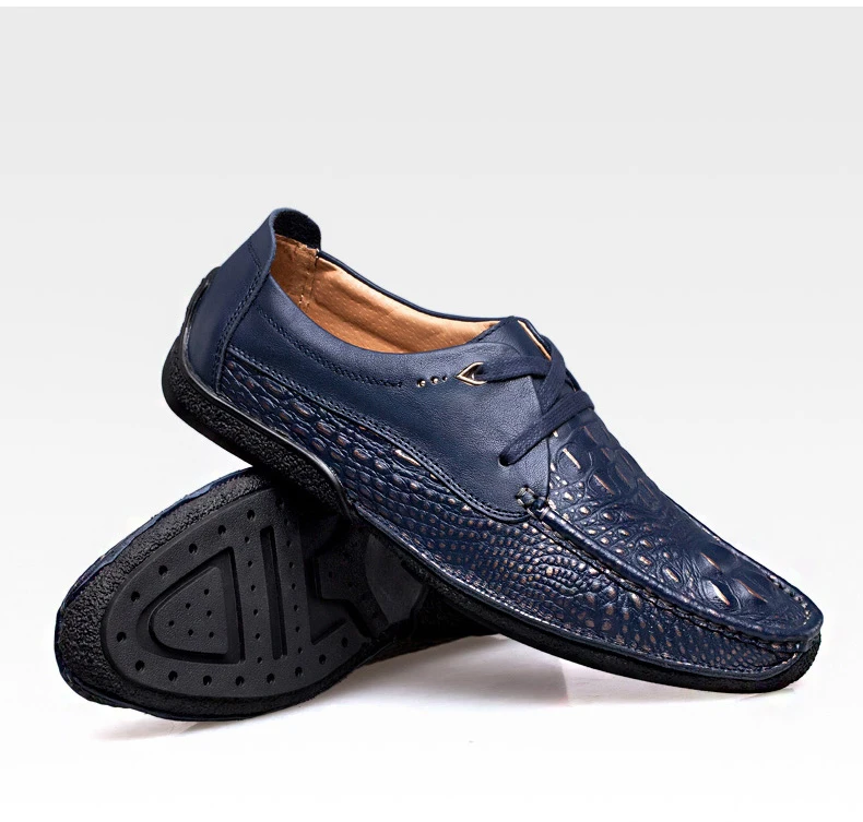 VESONAL бренд модные туфли с узором «крокодиловая кожа» Обувь из телячьей кожи Для мужчин качество туфли оксфорды Повседневные Классические для мужчин; удобная женская обувь
