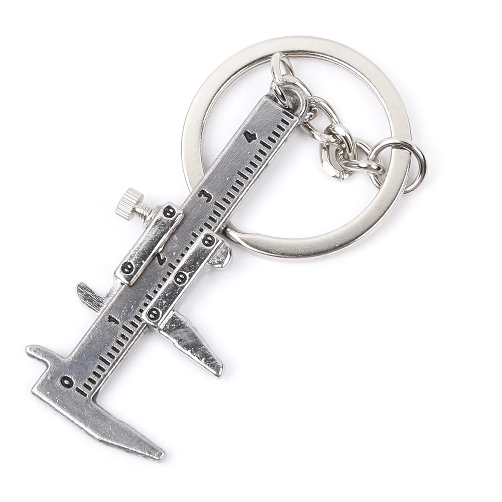 

Useful Mini Vernier Caliper Tool Pendant Slider Slides Keyring Key Chain Fashion