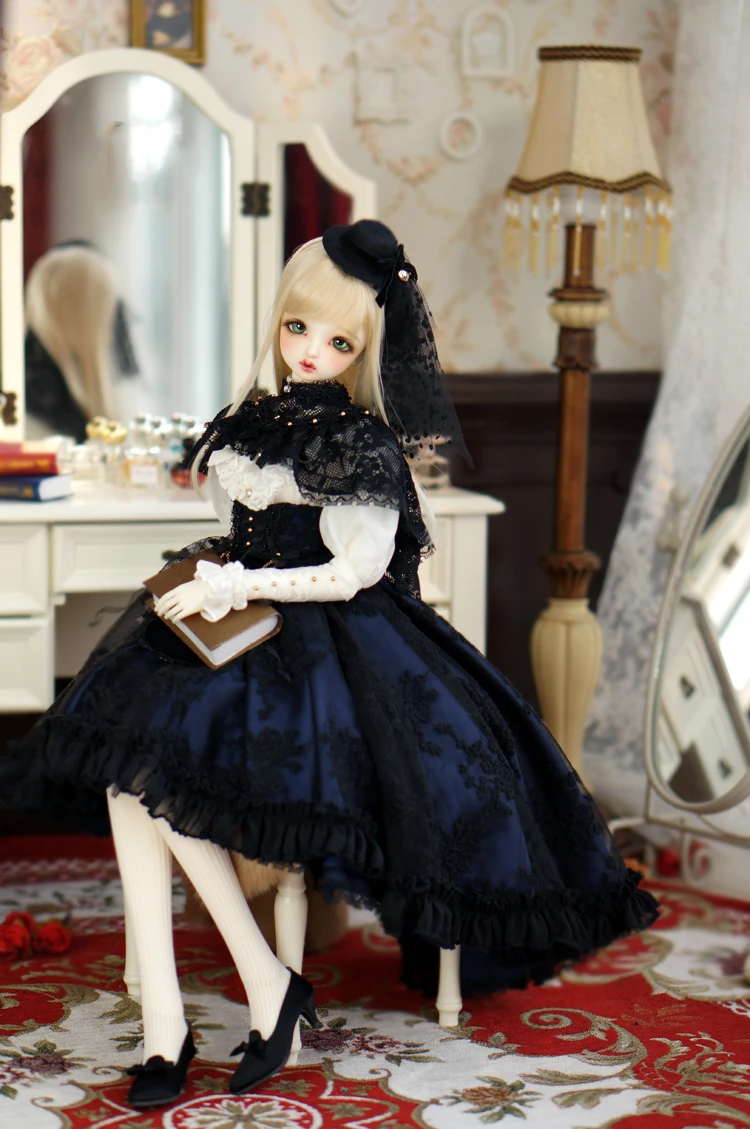 

SD bjd doll cloth Retro full Dress for DDL SD16 BJD Doll Accessory