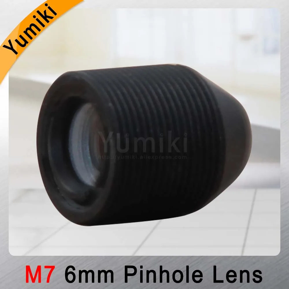 Yumiki CCTV объектив 1.3MP 1/3 HD 6 мм Пинхол объектив камеры наблюдения 60 градусов Инфракрасный M7 объектив резьба