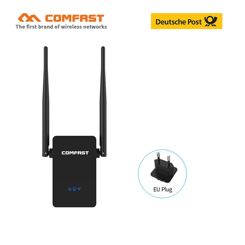 COMFAST Беспроводной Wi-Fi ретранслятор 300 Мбит/с 802.11N/B/G сеть Wi-Fi Extender сигнала Усилители домашние усилитель сигнала repetidor с антенны