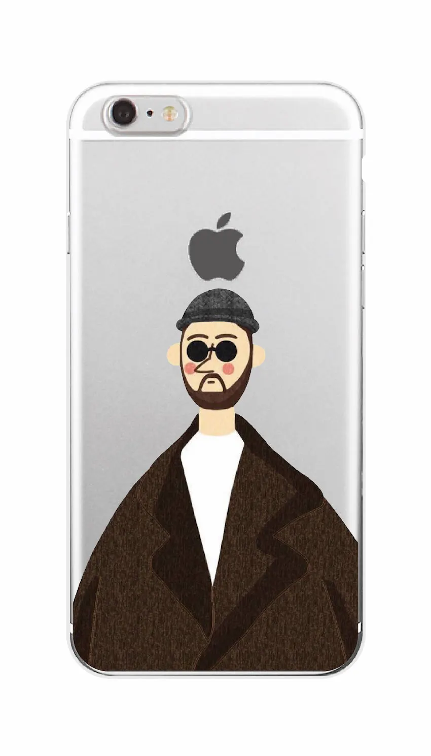 Leon Matilda Натали Портман плакат по фильму Мягкий ТПУ чехол для телефона iPhone 12 11 Pro 7plus