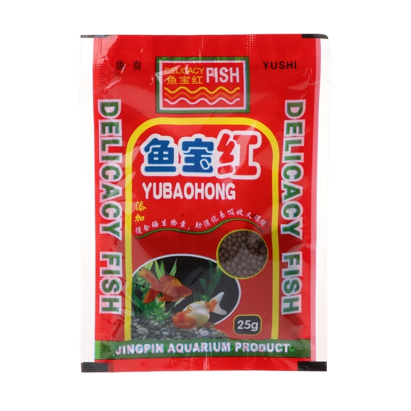 

12g Fish Forage Grains Protein Aquarium Food Feeding For Goldfish Tropical Carp
