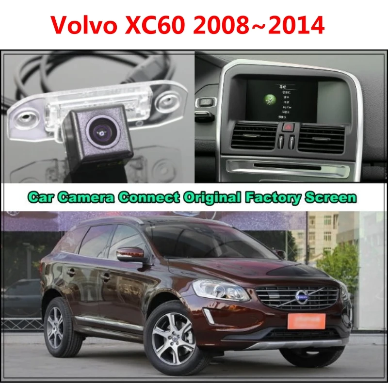 RCA и экран для Volvo XC60 XC 60 2008~ Автомобильная камера заднего вида с камерой автомобиля автомобильный экран