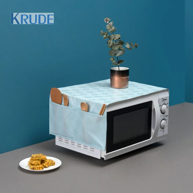 Best Price Four Color Microwave Cover Oven Oil Printing Waterproof Dust Cover Household Items PEVA Microwave Towel With Storage Bag Best Price Four Color Microwave Cover Oven Oil Printing Waterproof Dust Cover Household Items PEVA Microwave Towel With Storage Bag