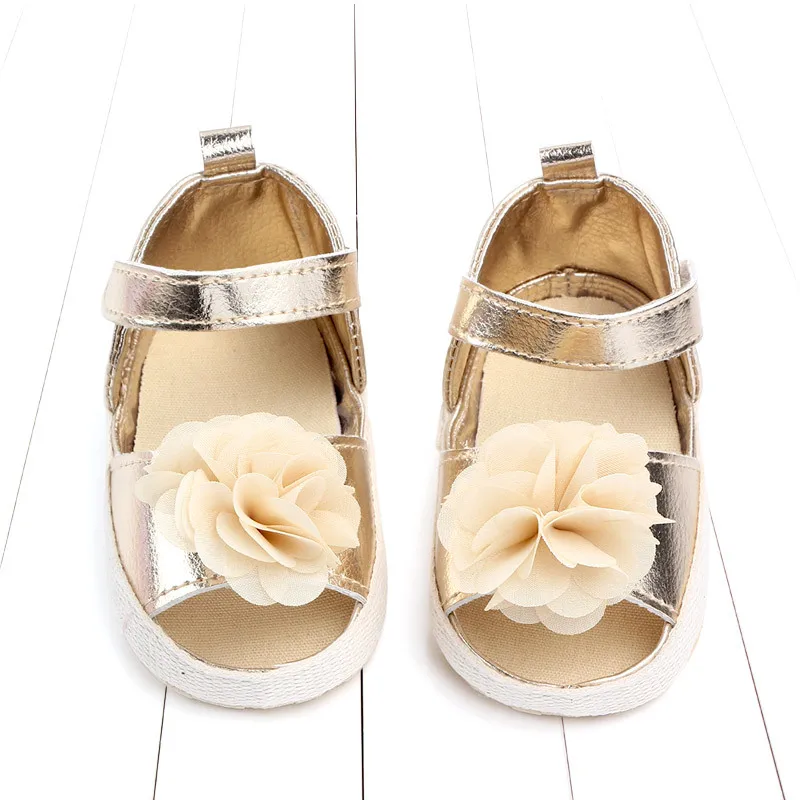 Baby Girl Sandals Summer Non-slip Crib Shoes for Girl (3)