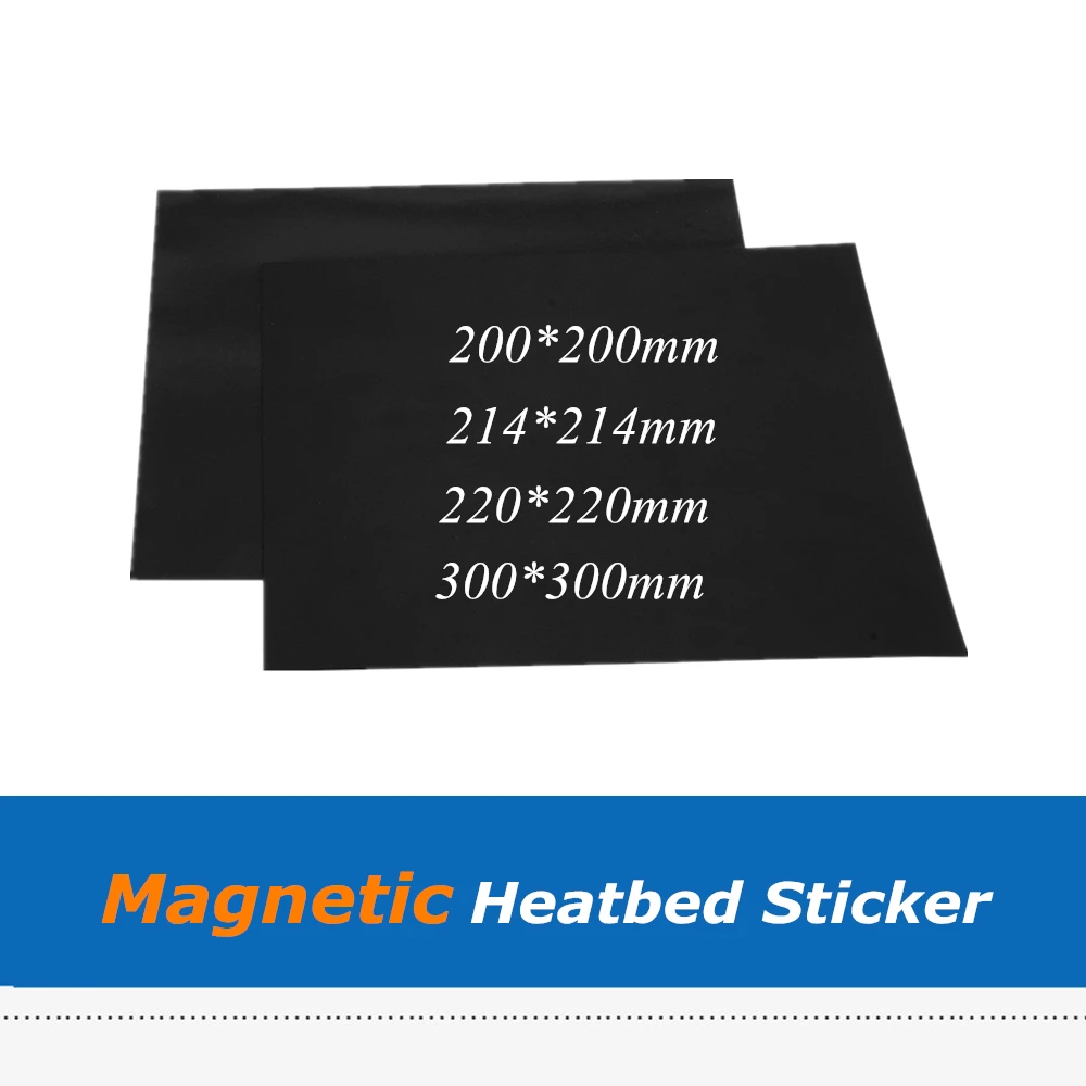 

3D Printer Parts Flex Build Plate Magnetic Printing Heat Bed Tape Sticker for Wanhao i3 Anet A8 Creality ENDER-3 3D Printer