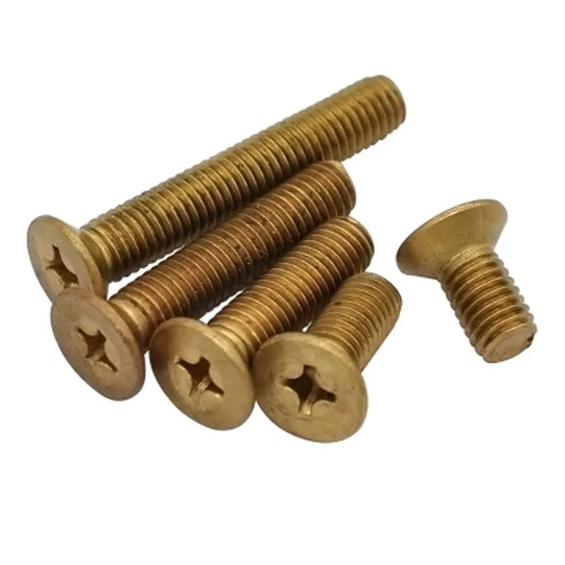 M4 M5 Phillips Screws Flat Head Screw Brass Countersunk Machine Bolts GB819 Length 4mm-30mm | Обустройство дома