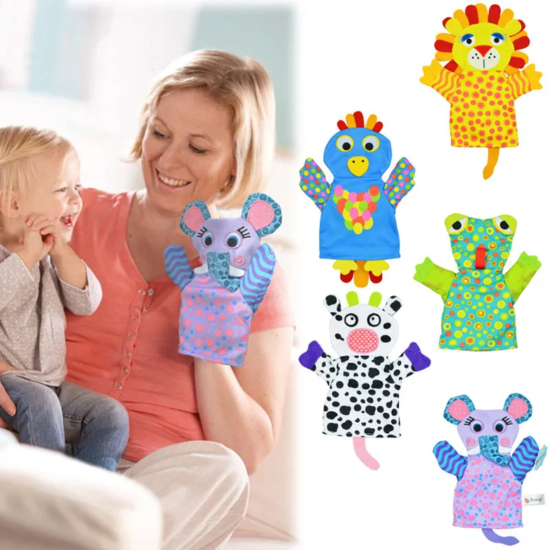 

baby Cleaning bath towel Cartoon animal lion frog elephant cow chick bath glove sponge for body Washcloths children I0068