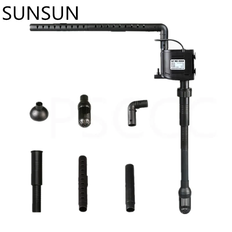 SUNSUN HQJ-1000B HQJ-1200B Многофункциональный аквариумный погружной насос Аквариум кислородный водяной насос Powerhead