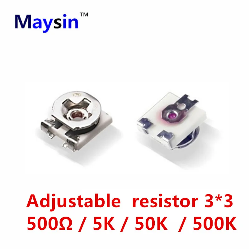 500 шт. SMD регулируемый 3*3 EVM3ESX50B52 0 5 K EVM3ESX50B53 5K EVM3ESX50B54 50K EVM3ESX50B55 500K Высокое