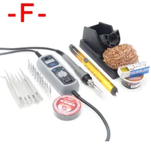 YIHUA 908D 65 Вт нагретым утюгом светодиодный цифровой Дисплей пайки паяльная станция к высоким температурам силиконовый линии