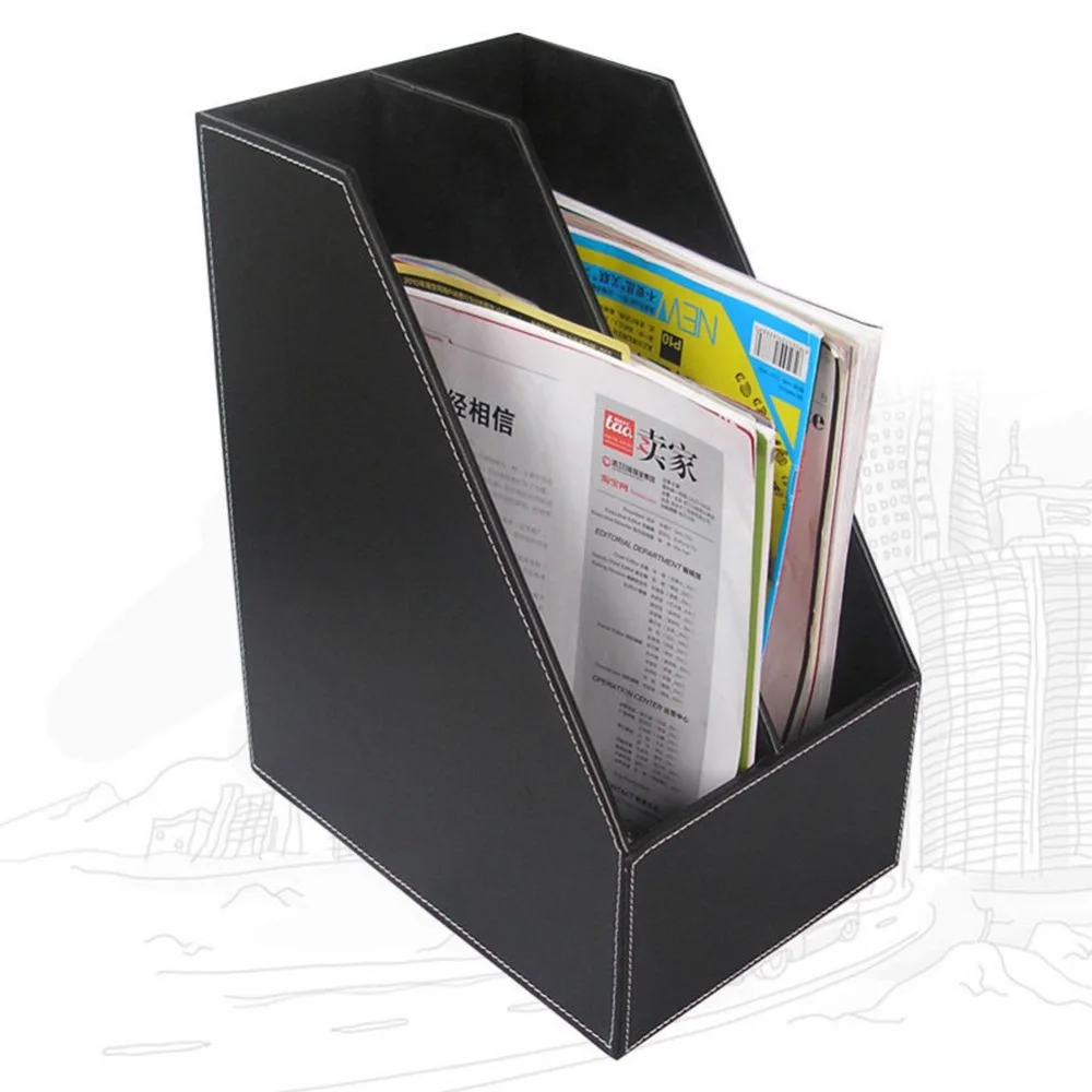 Dexury Office Desk Accessories Set Stationery Organizer Wooden Pen Holder Mouse Pad Tissue Box File Rack Card Holder