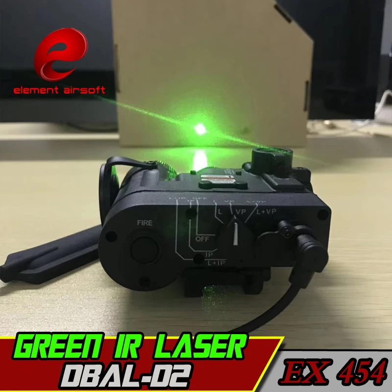 Elemento Airsoft Surefir Arma Luz Laser Verde Dbal-d2 ir Lazer Interruptor Wapens 20mm Tático Caça Lanterna M600c 7 Luzes de armas