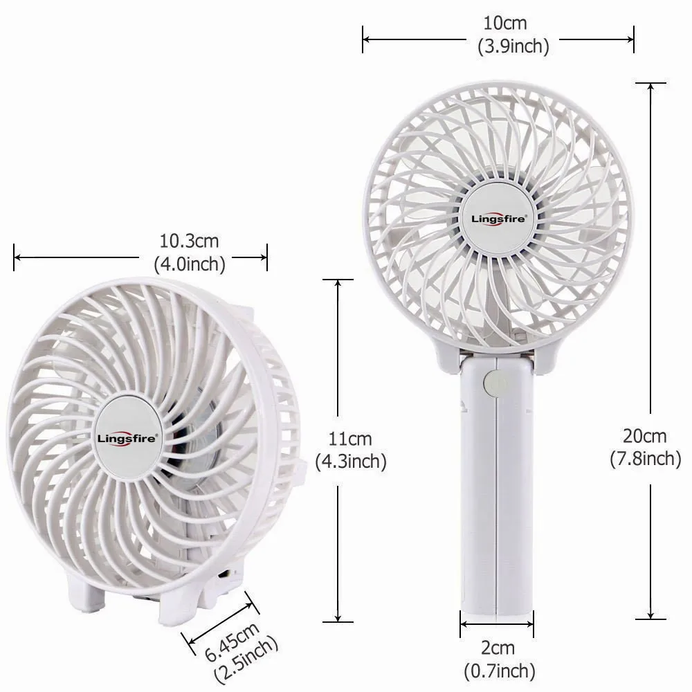 Складной Портативный Персональный вентилятор, портативный настольный мини-вентилятор, электрический ручной вентилятор для детской коляски, перезаряжаемый аккумулятор