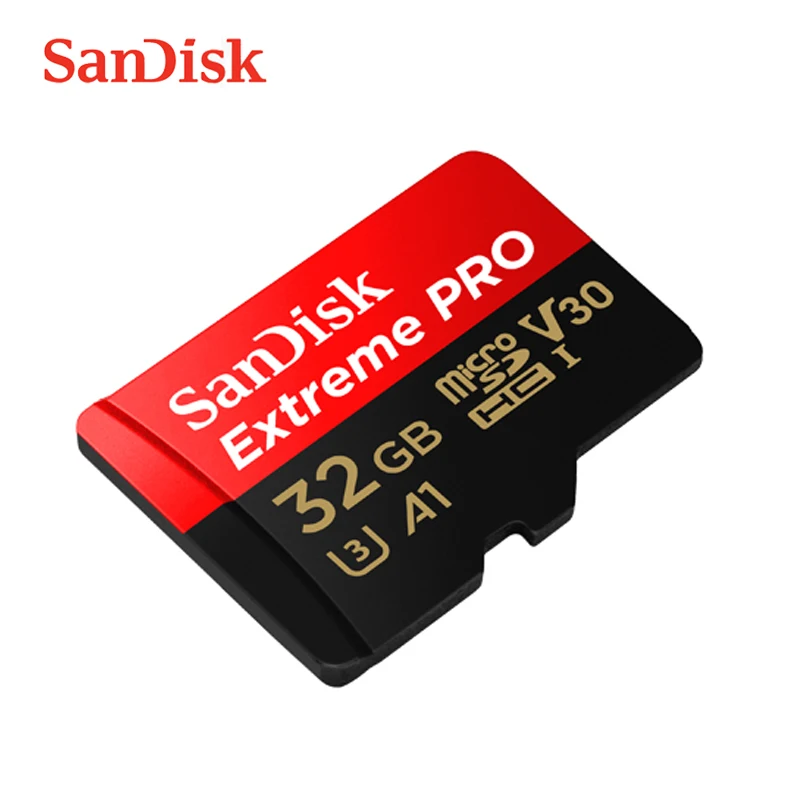 SanDisk MicroSD карта памяти 16 ГБ 32 ГБ 256 Гб 400 ГБ 512 Гб MicroSD Max 100 МБ/с./с Экстремальный Pro UHS-I Дрон мобильный телефон TF карта