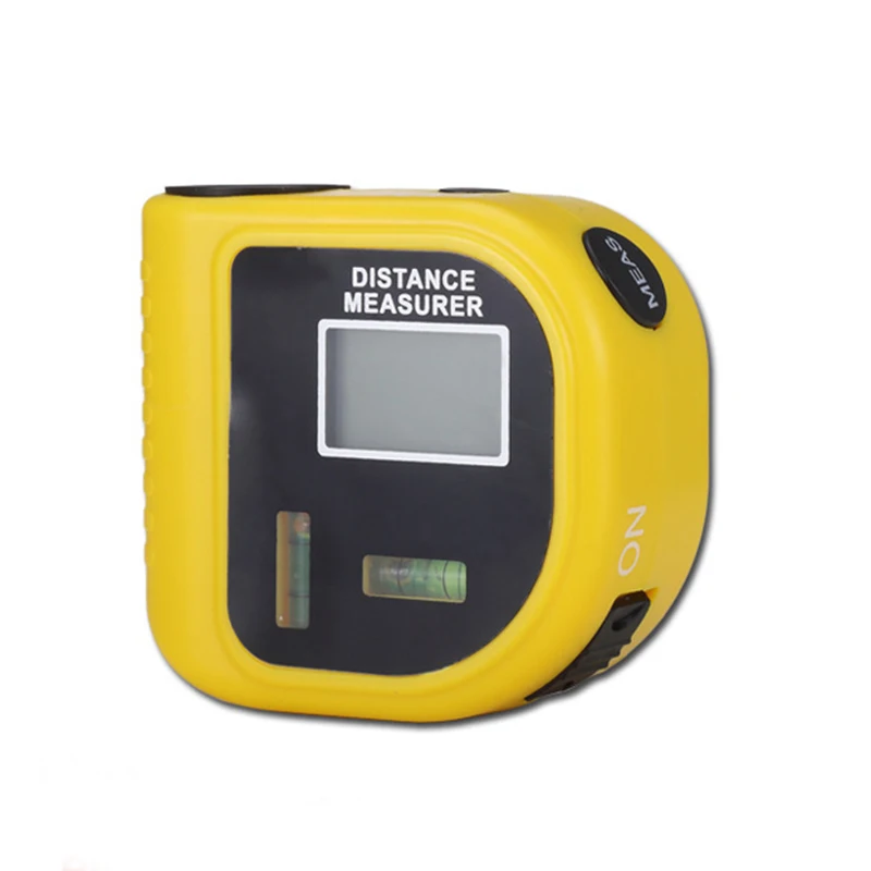 

Handheld Laser Rangefinder Ultrasonic Distance Measurer Meter Tape CP-3010 With Level Bubbles Ruler W Temperature Measurement