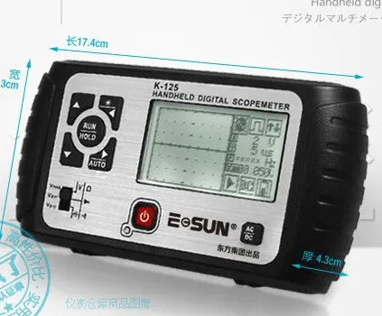 2 in 1 Handheld Digital Oscilloscope Scopemeter + Multimeter Portable Meter Tester English Manual | Компьютеры и офис