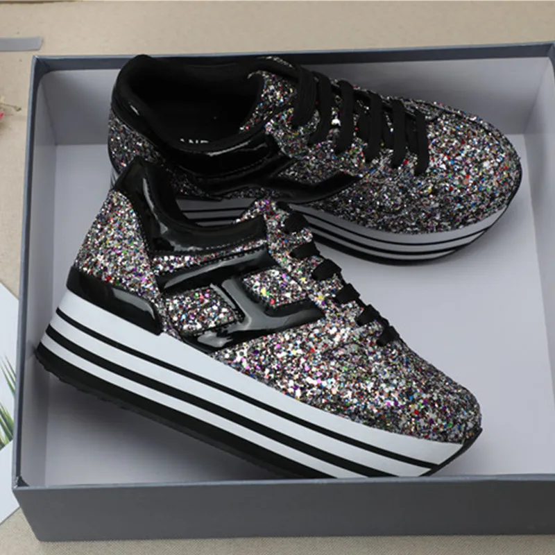 Marea Plataforma De Mujer Baja Plana Zapatillas As Spring Pic Superstar Hot Zapatos Bling as Casuales Otoño Encaje Flats Pic Cozy Deporte PaxvAqpw