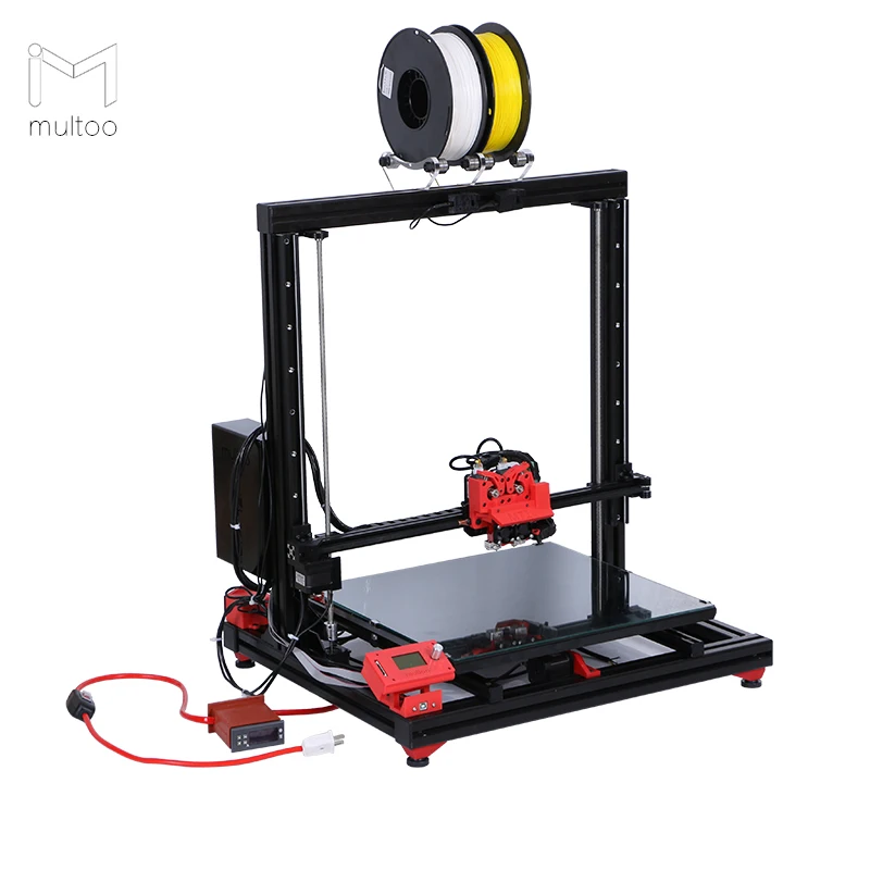  Upgraded Quality 410*400*400mm multoo High Resolution 3D Printer MT1 Christmas Present impresora 3d 