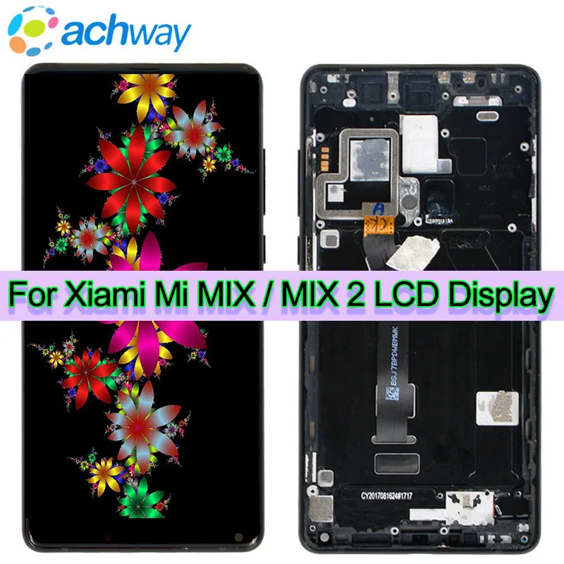 5 99 &quotЖК дисплей для XIAOMI Mi Mix MIX 2 MIX2 сенсорный экран дигитайзер с рамкой в сборе