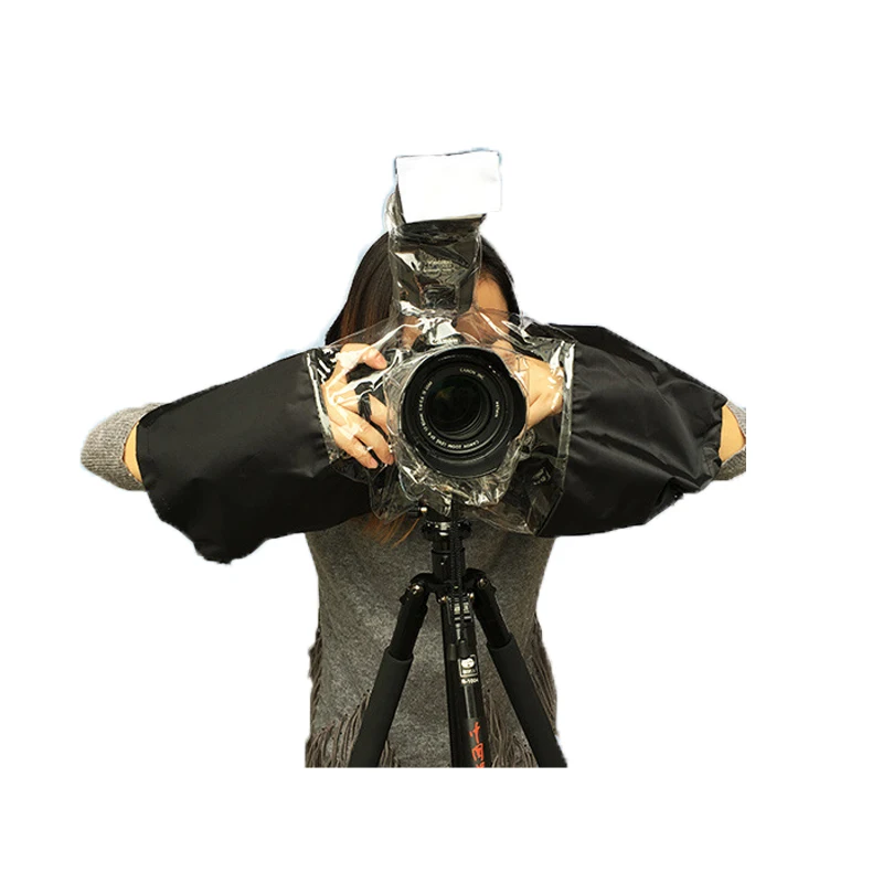 

UDOLI Universal Camera Rain Cover Coat Bag Protector Waterproof Against Dust for Nikon Pendax Sony Canon DSLR SLR