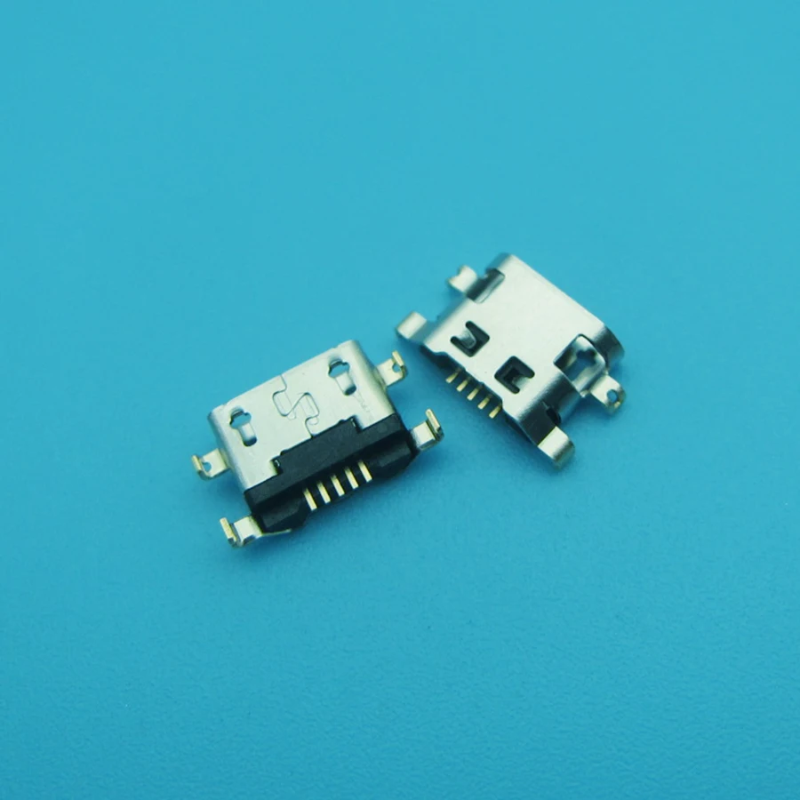 

50pcs For Alcatel 6035R Idol S 4033 4033D POP C3 C7 7041D micro usb charge charging jack connector plug dock socket port