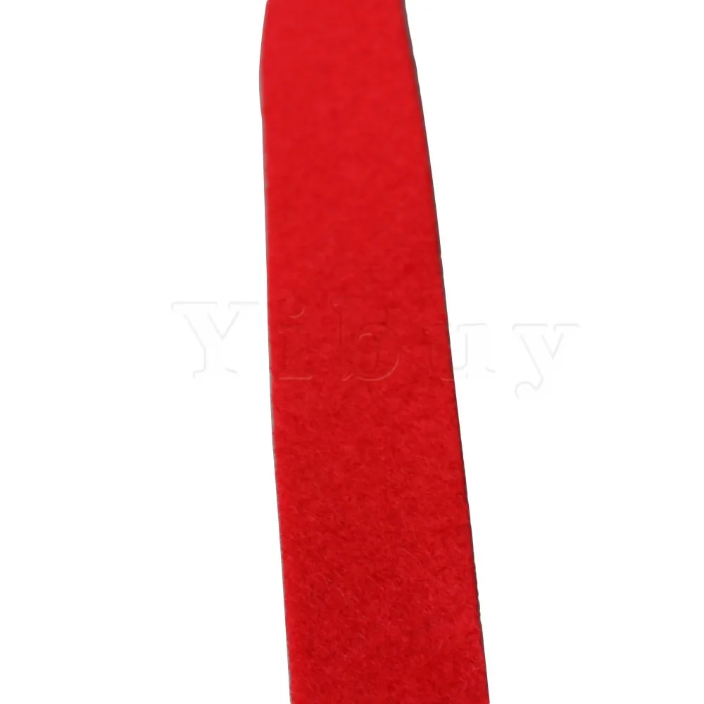 Yibuy 51.18x0.75inch Red and White Replacement Piano Spring Rail Felt for Piano Keyboard Maintenance Musical Instrument Parts