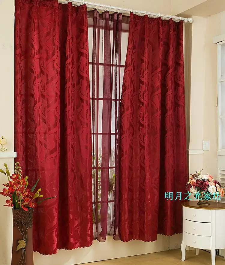 2013 nuevo cortina de producto terminado end of un solo jacquard cortinas rojas para ventana cortinas blackout cortinas persianas en cortinas de casa y - Cortinas Rojas 2013 nuevo cortina de producto terminado end of un solo jacquard cortinas rojas para ventana cortinas blackout cortinas persianas en cortinas de casa y - Cortinas Rojas