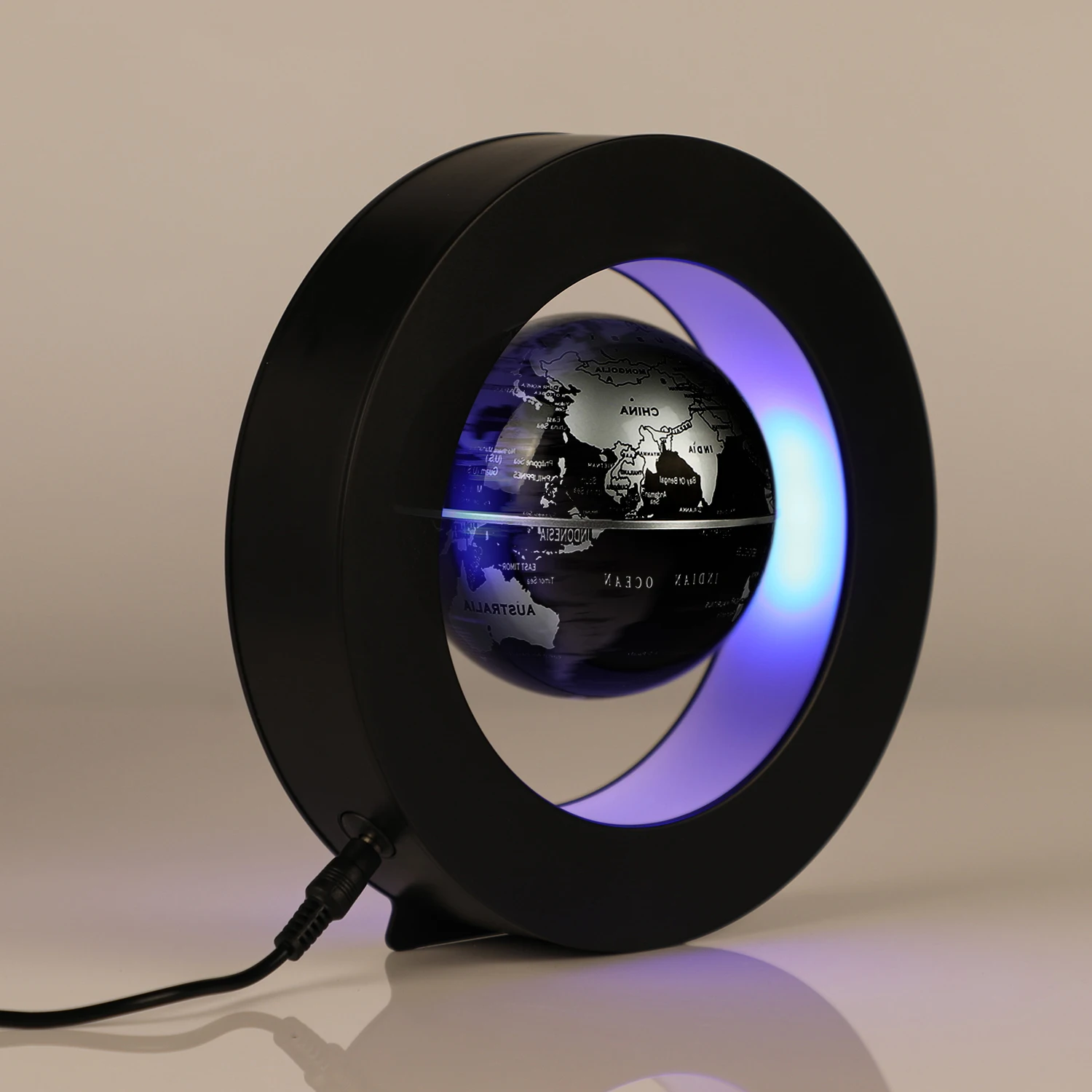 

Magnetic Suspension Round Shape World Map Anti-gravity Earth Globe LED Lights Home Decor Desk Decorations Birthday Gifts
