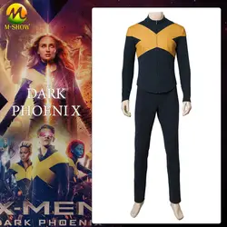 Темный Феникс косплей костюм X-men Жан серый топ брюки Темный Феникс Косплей Униформа костюмы для Хэллоуина для мужчин